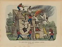 Depiction of black firefighters as incompetent
