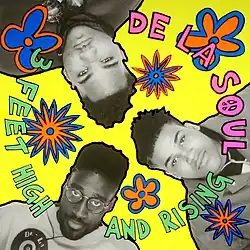 Cover for De La Soul's album 3 Feet High and Rising, 1989