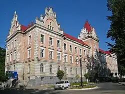Former Treasury building in Sambir