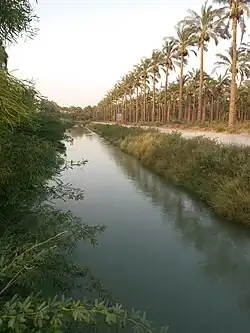 Stream in the city of Ab Pakhsh