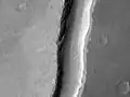 Arnus Vallis layers, as seen by HiRISE.