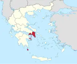 Location of Attica