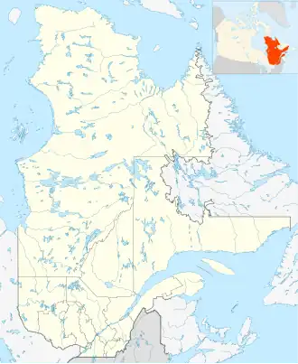 Ungava Peninsula is located in Quebec