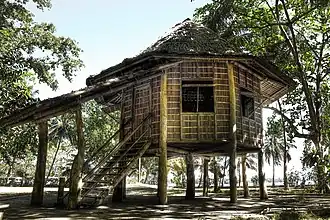Casa Redonda, one of five nipa houses built by the Philippine national hero José Rizal during his exile in Dapitan.