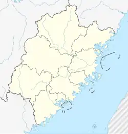 Tailu is located in Fujian
