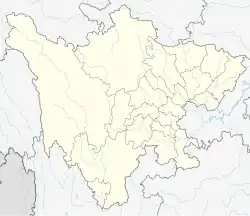 Qingyang is located in Sichuan