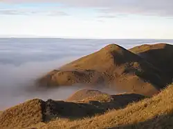 Mount Pulag summit and sea of clouds