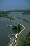 Floodwater damage in Perryville, Missouri, 1993