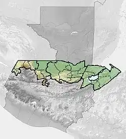 Raxruhá is located in Guatemala