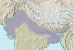 Map of the Indo-Gangetic Plain