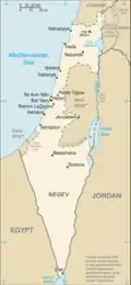 1949 cease-fire borders of Israel