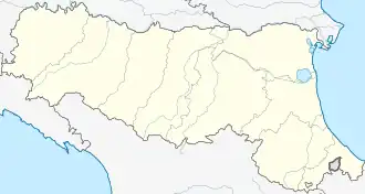 Frassinoro is located in Emilia-Romagna