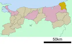 Location of Iwami