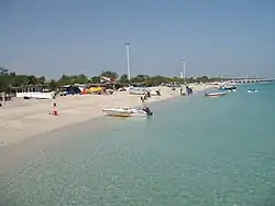 A beach in Kish