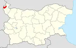 Kula Municipality within Bulgaria and Vidin Province.
