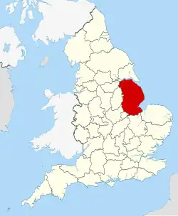 Lincolnshire within England