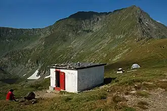 Moldoveanu peak and Viștea shelter