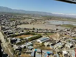 Aerial view of the city of Mohammadyar