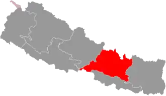 Location of Bagmati