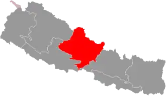 Location of Gandaki Province