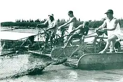 Fishermen at Lake Hulaca. 1943