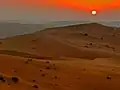 Sunset in Saudi Arabia