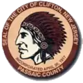 Official seal of Clifton, New Jersey