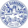 Official seal of Clarksburg