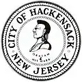 Official seal of Hackensack, New Jersey