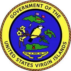 Official seal of Virgin Islands of the United States