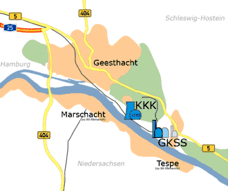 KKK – NPP Krümmel, GKSS – Research Center