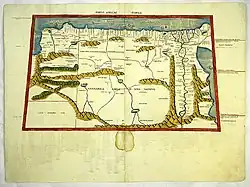 3rd Map of AfricaCyrenaica, Marmarica, Libya, Lower Egypt, and the Thebaid