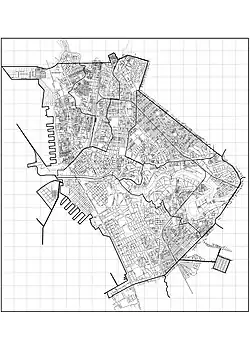 Unofficial Map of the City of Manila produced by the City Planning and Development Office