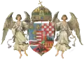 Coat of arms of Transylvania in the coat of arms of the Kingdom of Hungary (1867–1915)
