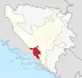 West Herzegovina Canton in Federation of Bosnia and Herzegovina
