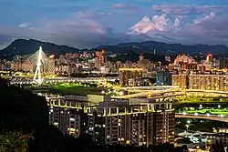 Xindian skyline in 2024