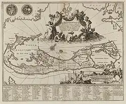 Norwood's Map of Bermuda from 1622