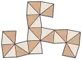Tetrakis hexahedron Net