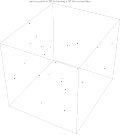 Random points in 3D for forming a 3D Voronoi partition