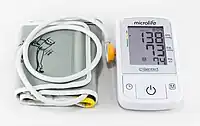 BP 138/73 mmHg as result on electronic sphygmomanometer