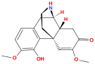 Chemical structure of 5,6-dihydronorsalutaridine.