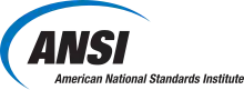 The official logo of the American National Standards Institute