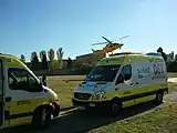 Autonomous Community of Aragon EMS. 061 ALS and BLS Ambulances, and 112 HEMS