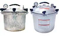 Stovetop autoclaves, also known as pressure cooker—the simplest of autoclaves