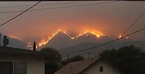 Bobcat Fire in Monrovia, CA, September 10, 2020