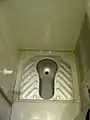 Squat toilet in a CRH1A trainset on the Guangshen Line in China