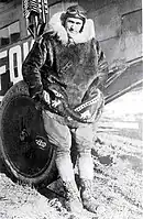 A seal fur coat worn by Carl Ben Eielson (1897–1929), USAF pilot and Arctic explorer