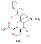 Chemical structure of cephakicine.