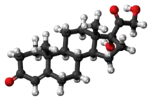 Cortodoxone 3D ball molecule view