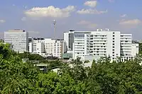Distant View of Fujita Health University from Mount Futamura